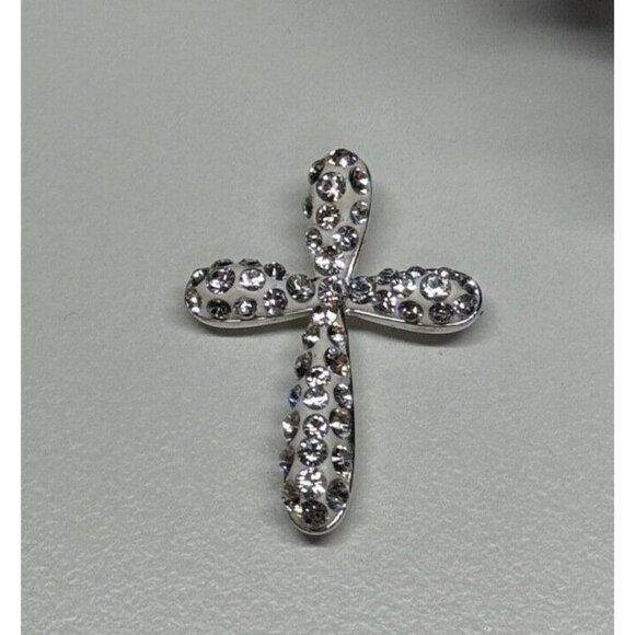 925 STERLING SILVER CZ CROSS